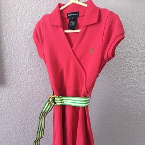 Ralph Lauren Faux Wrap Dress with Belt